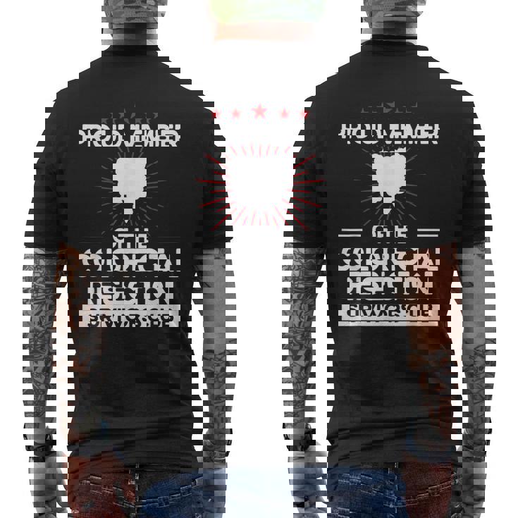 サバイバーズクラブ 大腸がん大腸切除手術 メンズTシャツ バックプリント