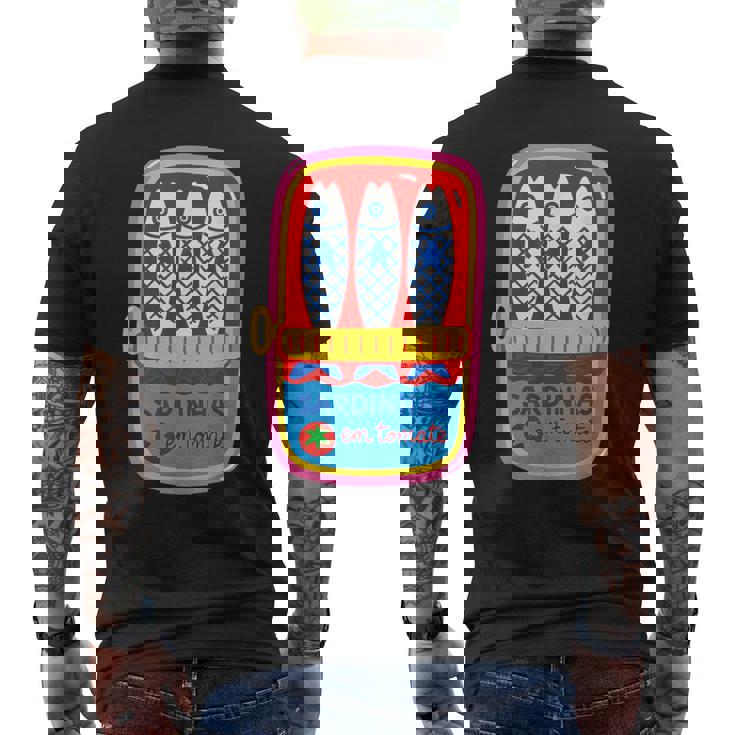 サルディーニャス エム トメイト 遊び心のあるイラスト メンズTシャツ バックプリント