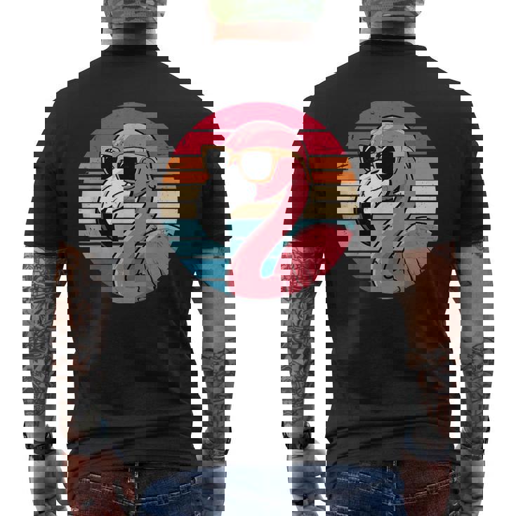 サングラス ヴィンテージ フラミンゴ 70年代 80年代 90年代 面白い フラミンゴ メンズTシャツ バックプリント