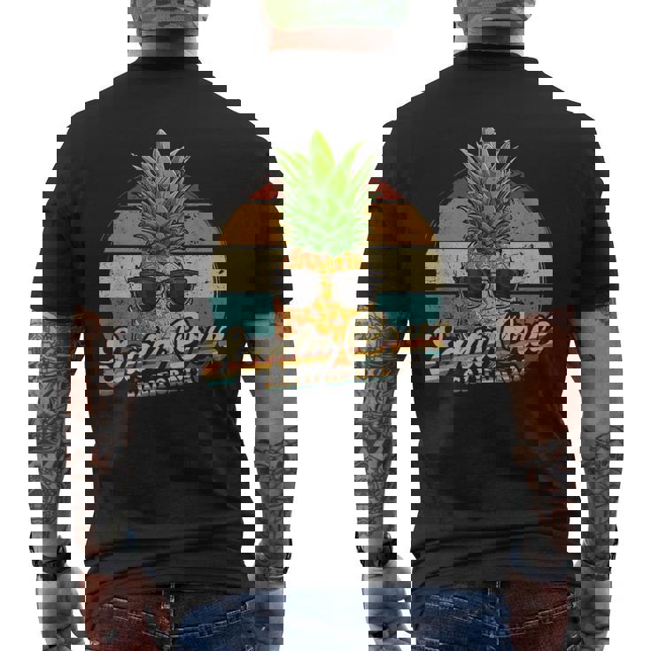 サンタクルーズ カリフォルニア ヴィンテージ レトロ メンズTシャツ バックプリント