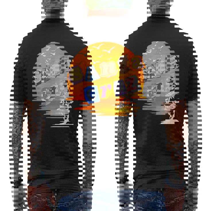 サンタクルーズサンセット メンズTシャツ バックプリント