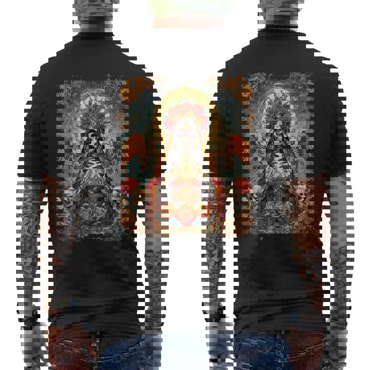 サンタ・ムエルテ・サン・デス メンズTシャツ バックプリント