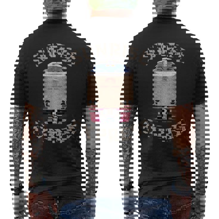 サンライズエクスプレストレインジャパン 東京 岡山 出雲 高松 メンズTシャツ バックプリント