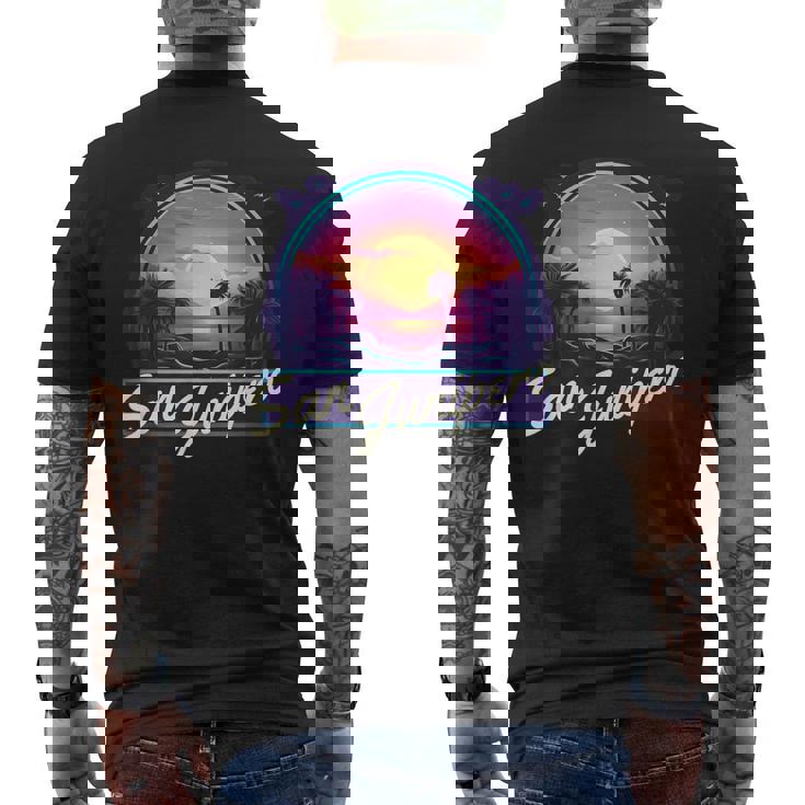 サン・ジュニペロ メンズTシャツ バックプリント