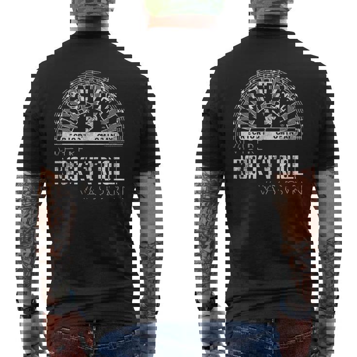 サン・レコードはロックンロールが生まれた場所で苦境に陥った メンズTシャツ バックプリント