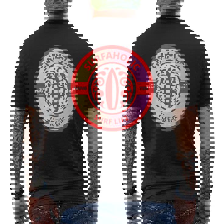 サーフホリック ハングテン サーフライフ サーフボード サーフ サーフィン メンズTシャツ バックプリント