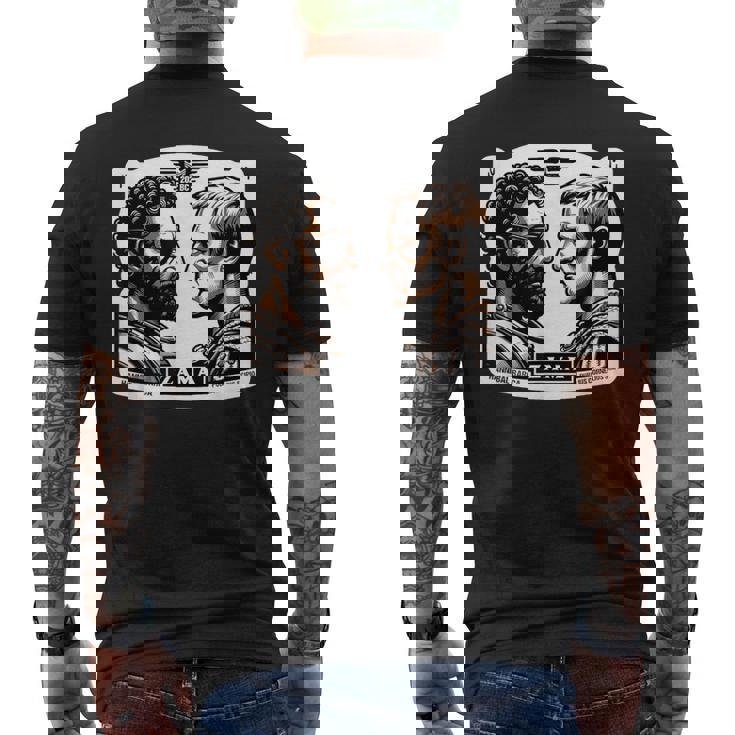 ザマ・ハンニバル対スキピオ ローマとカルタゴのポエニ戦争 メンズTシャツ バックプリント