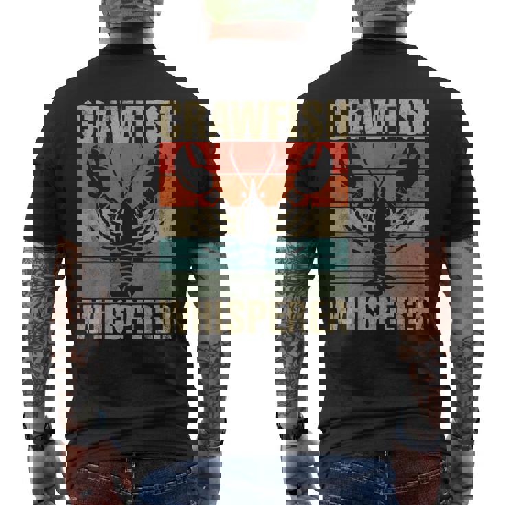 ザリガニ レトロ 面白い ザリガニ シーフード ロブスター ザリガニ好き メンズTシャツ バックプリント