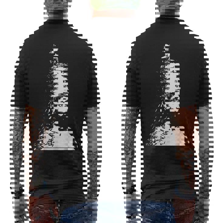 ザ・キング・スタンズ・ハイレ・セラシエ・クラウン メンズTシャツ バックプリント