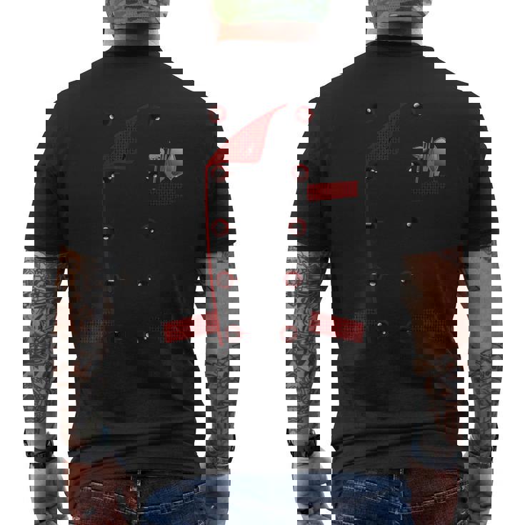 シェフ クックシャツ ファニー フーディ フェイク ユニフォーム ジャケット コスチューム メンズTシャツ バックプリント