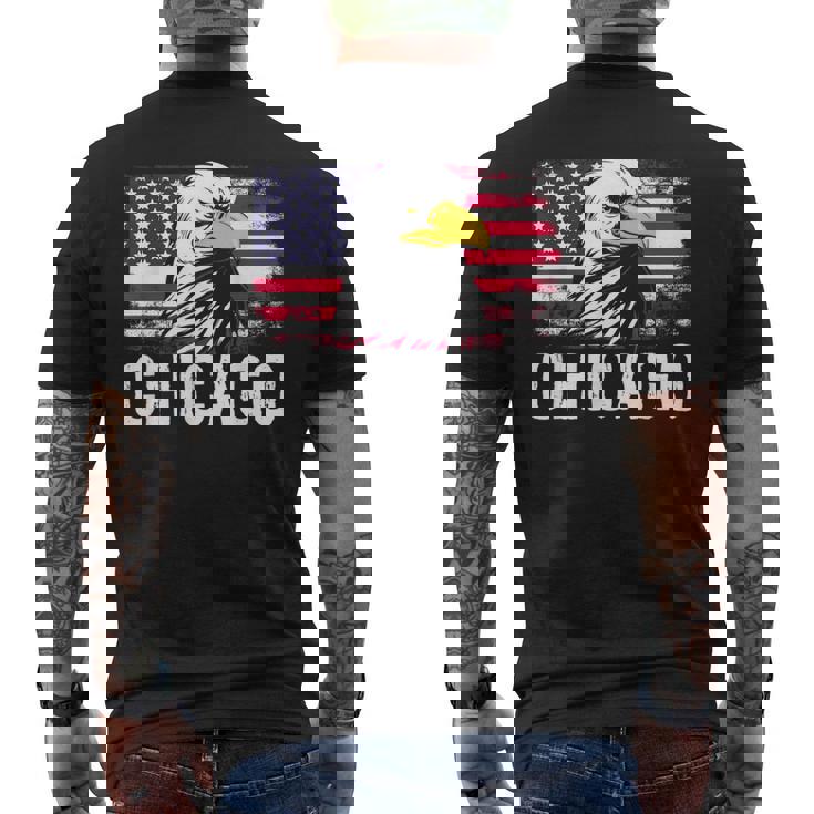 シカゴ Chicago メンズTシャツ バックプリント