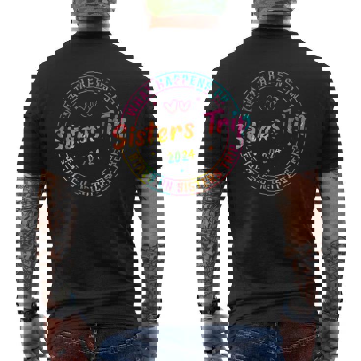 シスターズウィークエンドシスターズトリップ2025で何が起こるか メンズTシャツ バックプリント