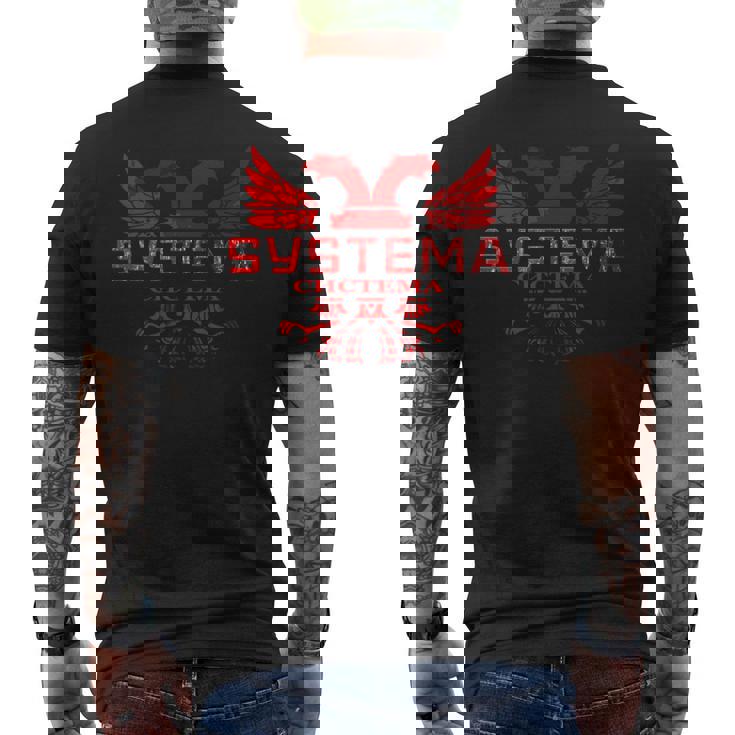 システマ、ロシアの格闘技 長袖tシャツ メンズTシャツ バックプリント