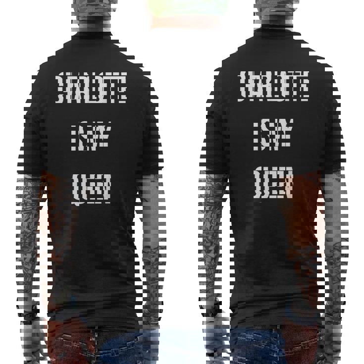 シャーロット・イズ・マイ・クイーン メンズTシャツ バックプリント