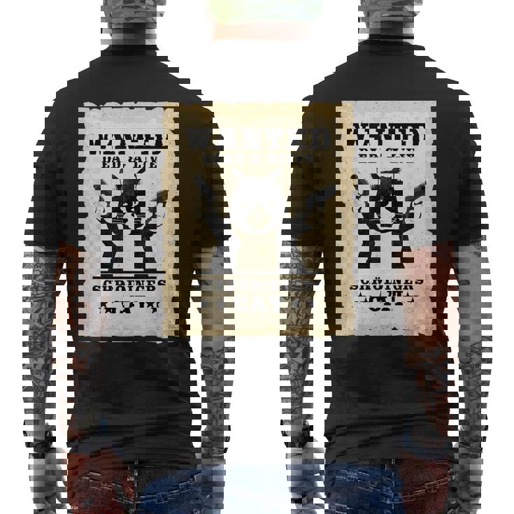 シュレディンガーの猫 物理学 パラドックス 量子力学 科学 メンズTシャツ バックプリント