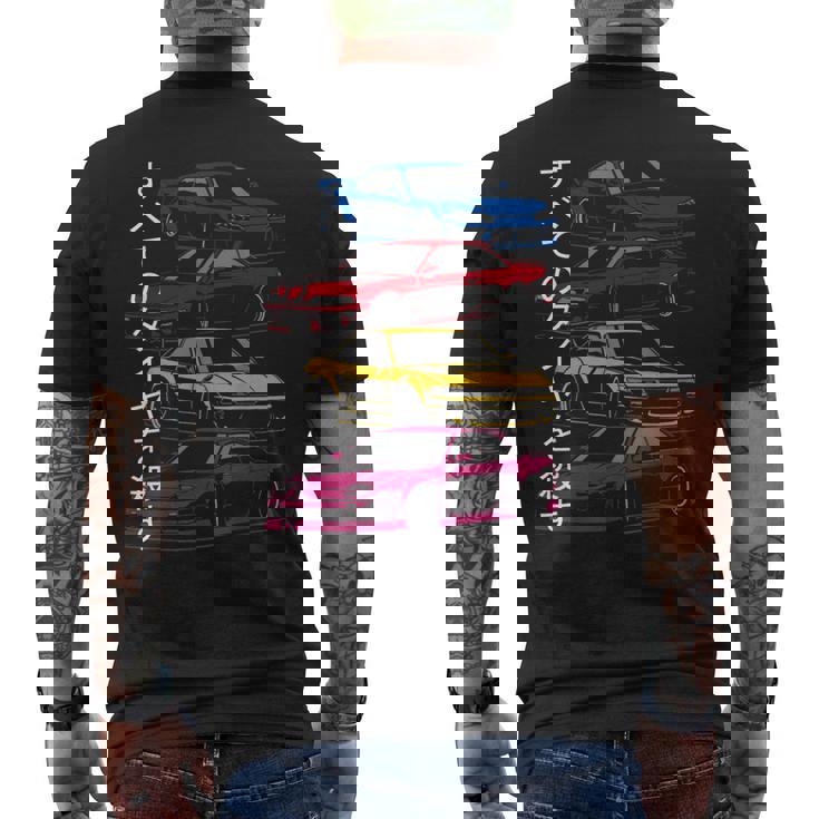 シルビア131415 恋人 スポーツカー メンズTシャツ バックプリント