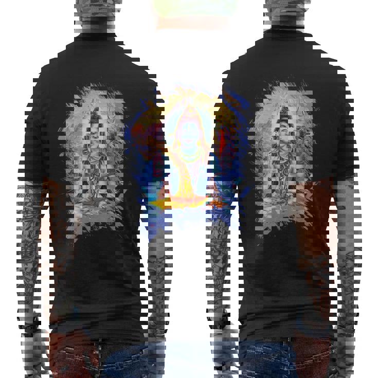 シヴァ ヒンズー教の神 メンズTシャツ バックプリント