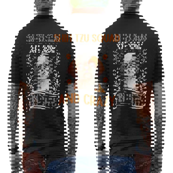 シーズー犬の面白いことわざ メンズTシャツ バックプリント