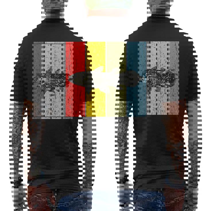 シーラカンスレトロ メンズTシャツ バックプリント