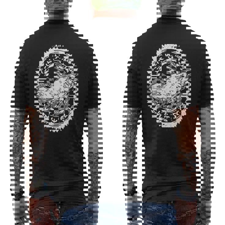 シーラカンス魚類古生物学者生物学者科学者動物園飼育員 メンズTシャツ バックプリント