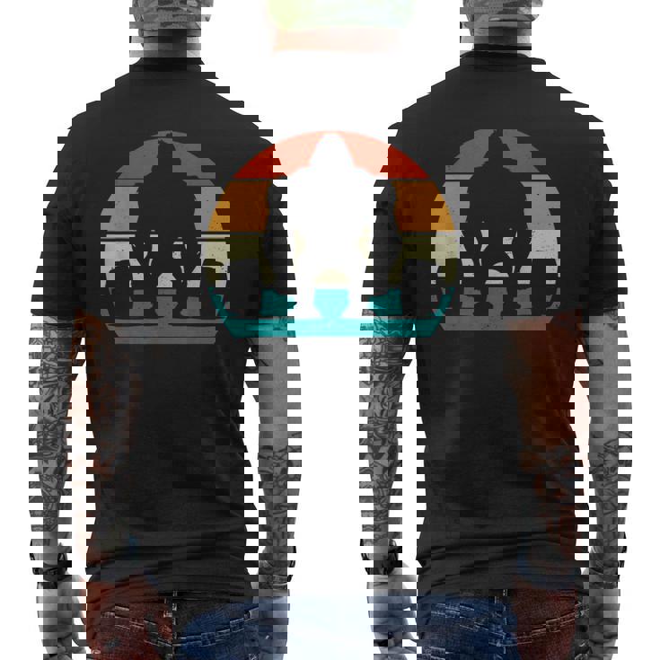 ジム ゴリラ パワーリフティング フィットネス ジム ゴリラ エクササイズ メンズTシャツ バックプリント