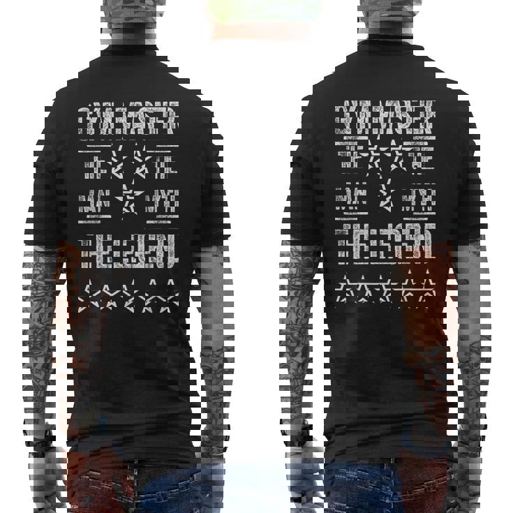 ジムマスターザマンザミスザレジェンド メンズTシャツ バックプリント