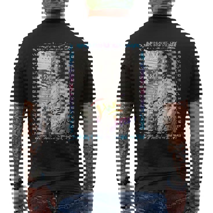 ジャニスジョプリン_001 メンズTシャツ バックプリント