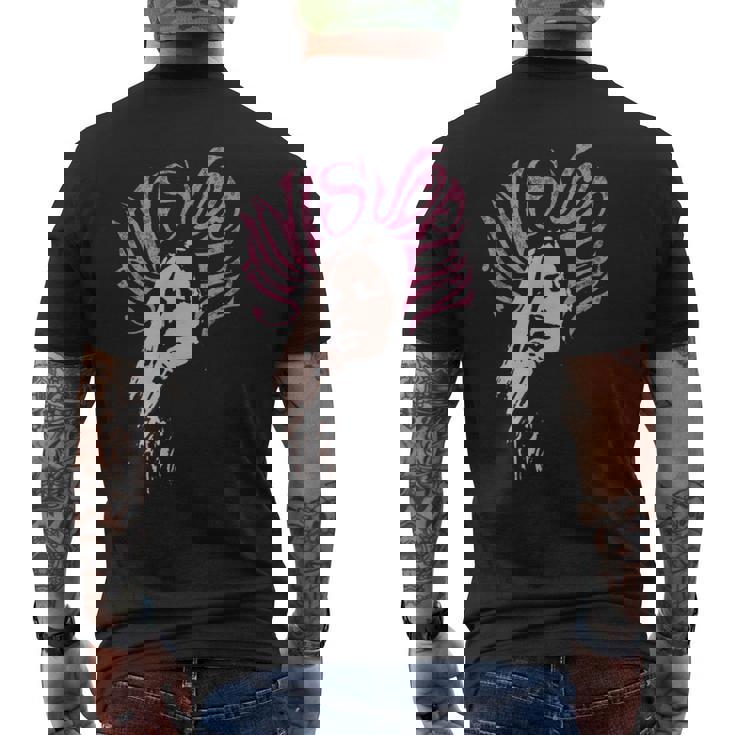 ジャニス・ジョプリン・サイケデリック メンズTシャツ バックプリント