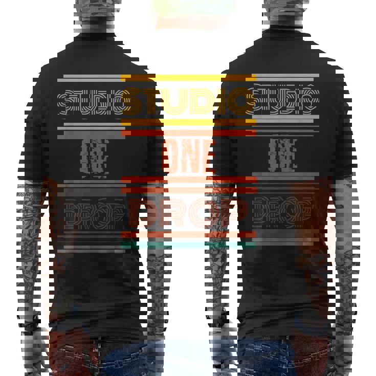 ジャマイカ T レゲエ 音楽スタジオ ワンドロップ ジャマイカ お土産 メンズTシャツ バックプリント