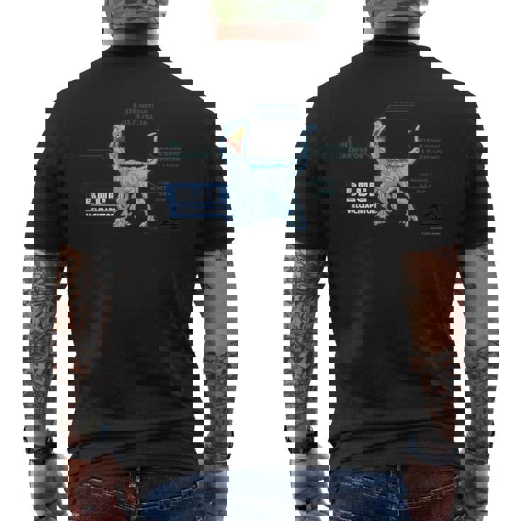 ジュラシック・ワールド Blueize メンズTシャツ バックプリント