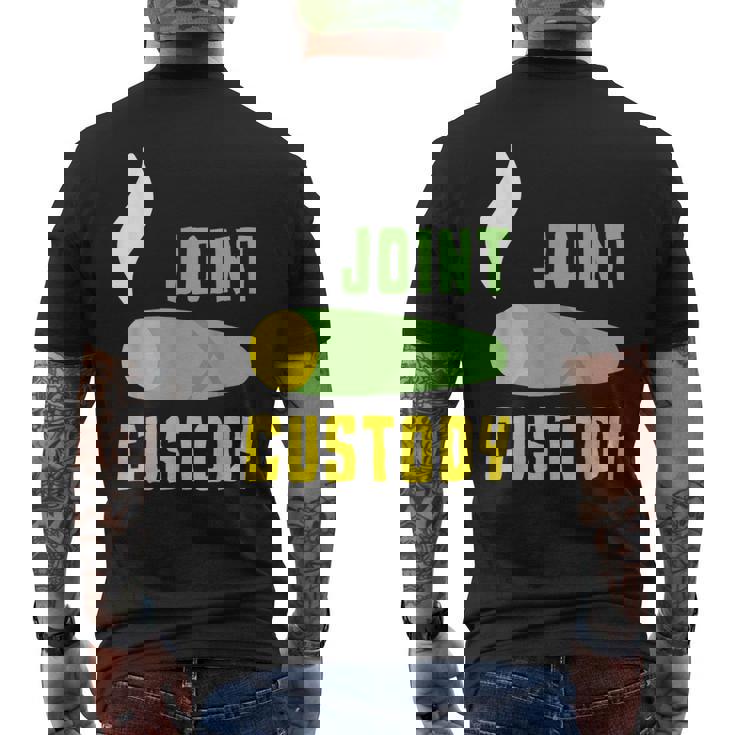 ジョイントカストディ マリファナウィード メンズTシャツ バックプリント