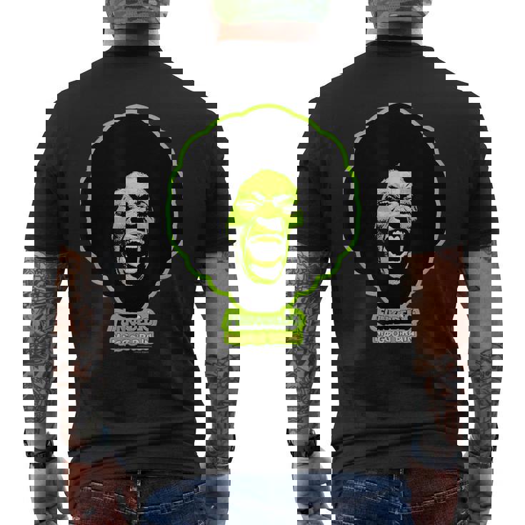 ジョージ・クリントン・ファンカデリック・グリーン・マゴット・ブレイン メンズTシャツ バックプリント