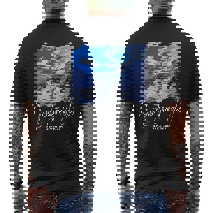 スイス ユングフラウヨッホ お土産 ユングフラウヨッホ メンズTシャツ バックプリント