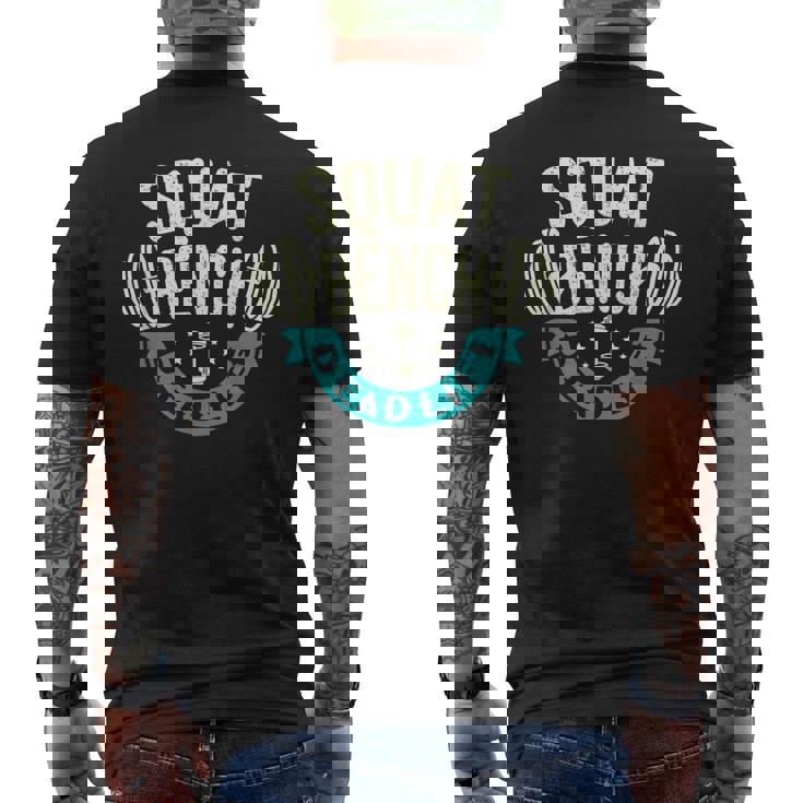 スクワット ベンチプレス デッドリフト パワーリフター メンズTシャツ バックプリント