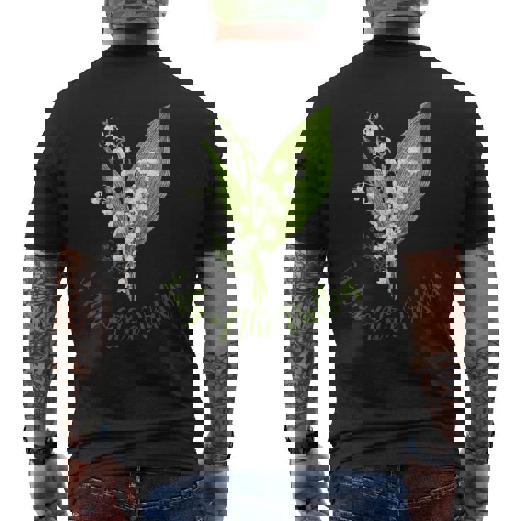 スズラン。 メンズTシャツ バックプリント