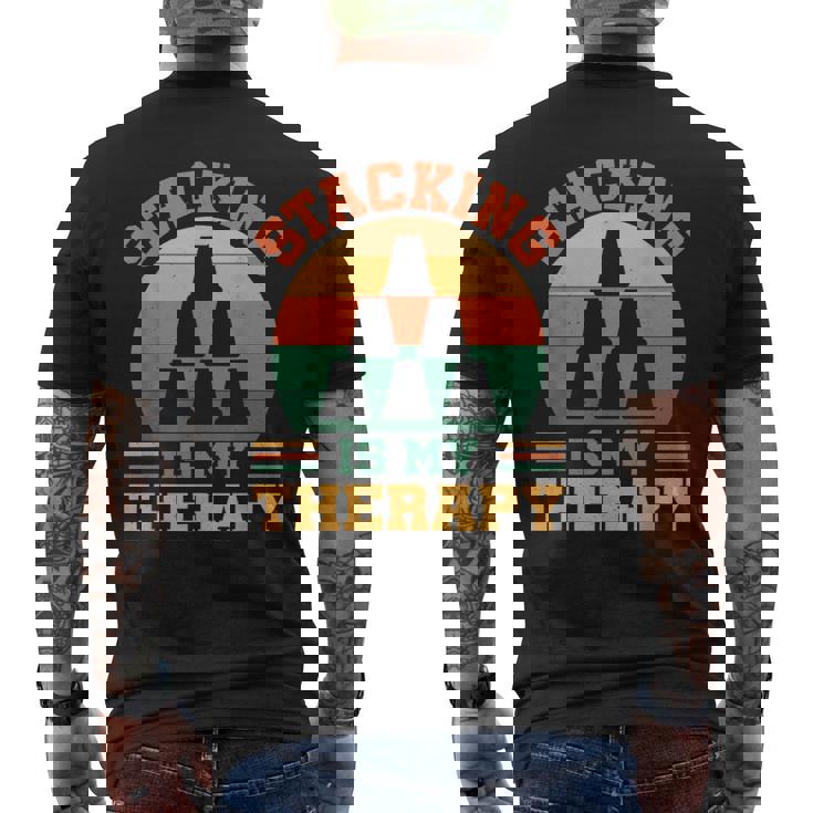 スタッキングカップ スピードスタッカー スポーツ スタッキング ティーカップ スタッキング メンズTシャツ バックプリント