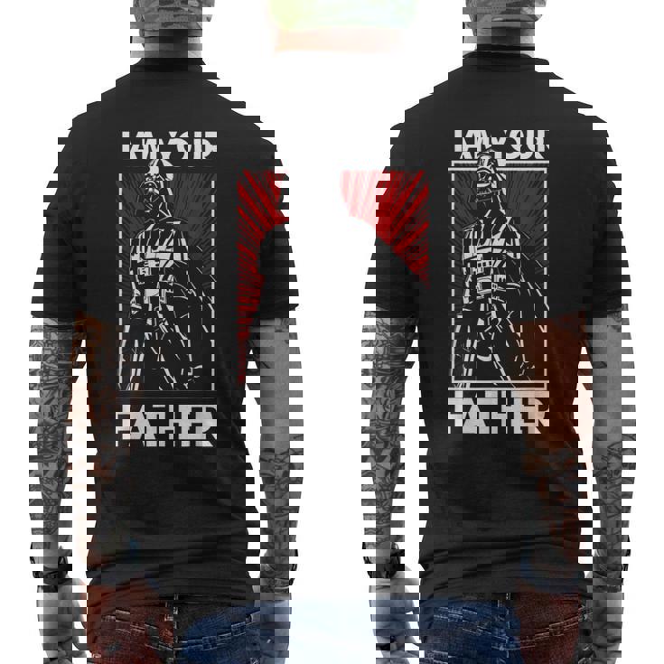 スターウォーズ クラシック 父の日 I Am Your Father 胸ポスター メンズTシャツ バックプリント