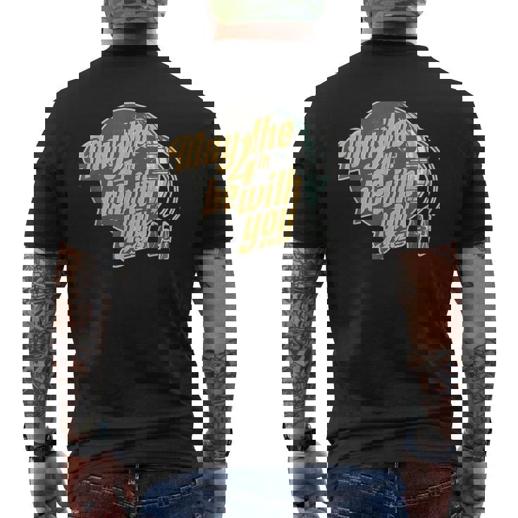 スター・ウォーズの日 May The 4Th Be With You 2025 デス・スター レトロ メンズTシャツ バックプリント