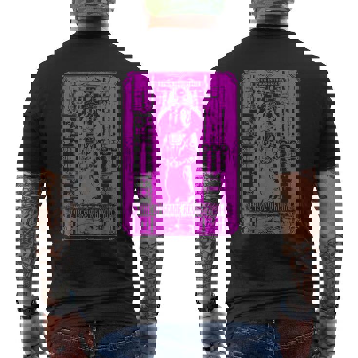 スチームパンク サイバーメン レトロ未来sfファン メンズTシャツ バックプリント