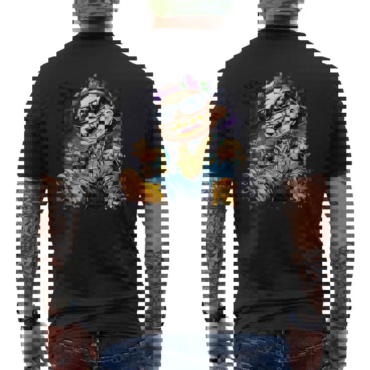 ストリートスタイル ヒップホップ ギャング トラップ ボーイ ラッパー メンズTシャツ バックプリント