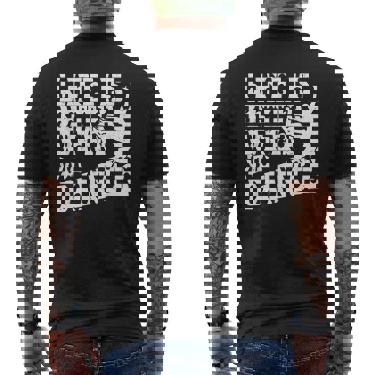 ストリートダンス ブレイクダンス メンズTシャツ バックプリント