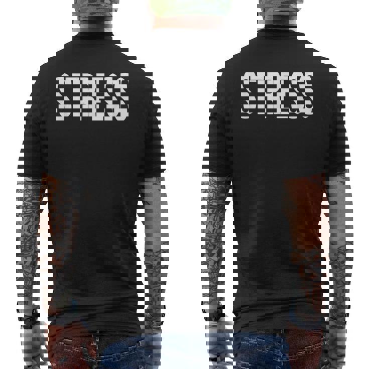 ストレス メンズTシャツ バックプリント