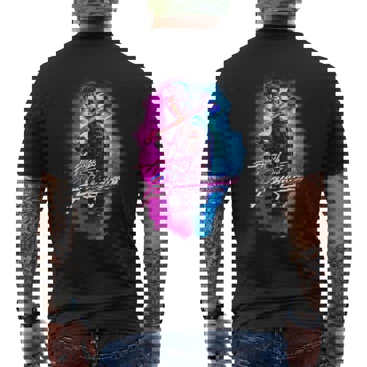 ストレンジャー・シングス スティーブ・ハリントン ベビーシッター 斧 80年代 レトロ メンズTシャツ バックプリント