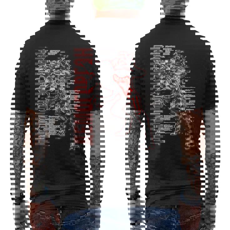 ストレンジャー・シングス デモゴルゴン プロフィール 解剖学 ファン記念品 メンズTシャツ バックプリント