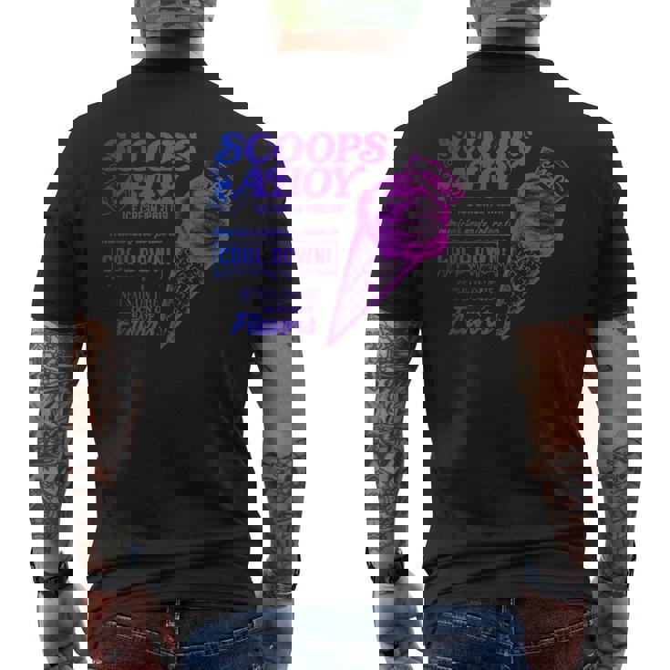 ストレンジャー・シングス ヴィンテージ スクープ アホイ アイスクリーム クールダウン ミーム メンズTシャツ バックプリント