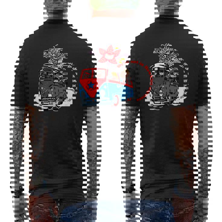 ストレンジャー・シングス・コード・レッド・ロード・トリップ・デモゴルゴン・アート メンズTシャツ バックプリント