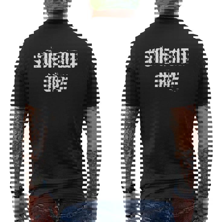 ストーンコールドクレイジークール メンズTシャツ バックプリント