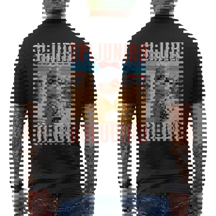 スピジュニロ ゴルビーノ イタリアン ブレイン モンスター Ai キッズ メンズTシャツ バックプリント