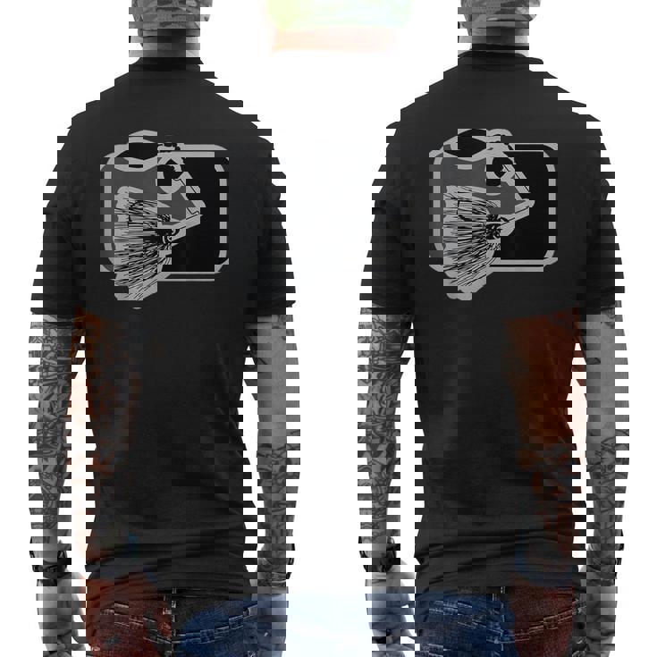 スピナーベイト バス釣り 漁師 釣り ルアー メンズTシャツ バックプリント