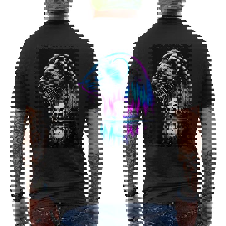 スピリット アニマル イタチ メンズ レディース キッズ クリスマス メンズTシャツ バックプリント